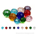 Yiwu Cheap Colorful Crystal Bead Acrylic Beads Glass Round Beads for DIY